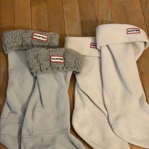 Socks for hunter boots